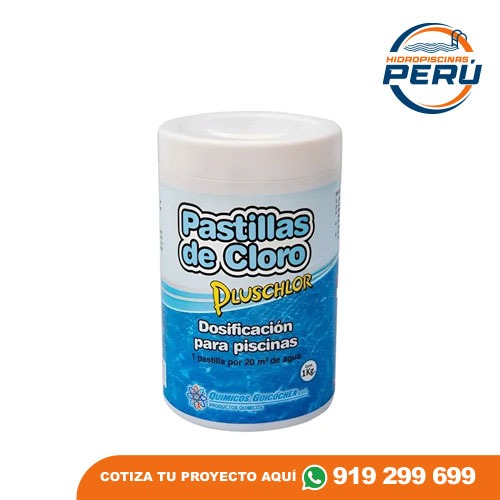 cloro en pastillas para piscina